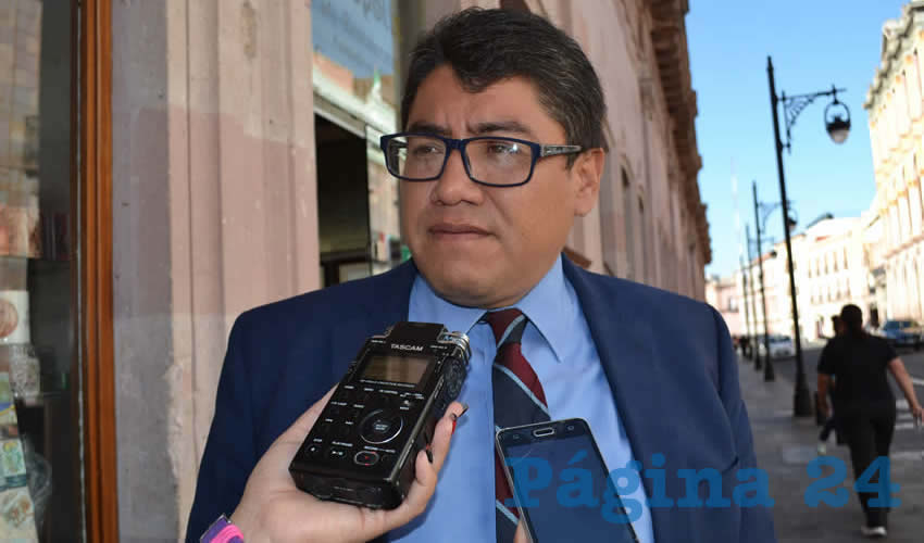 Saúl Monreal Ávila, alcalde de El Mineral (Foto: Archivo Página 24 Zacatecas)