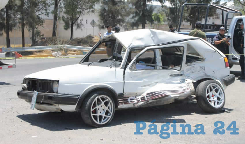 Mario Magdaleno López, que contaba con 51 años de edad, falleció prácticamente al instante a bordo de su automóvil Volkswagen Golf