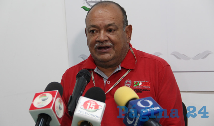Roberto Hernández Dávila, encargado del área de vectores de la Secretaría de Salud de Zacatecas (SSZ)