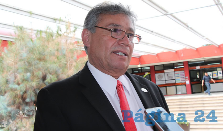 Pascual González Ramírez, presidente de la Cámara Mexicana de la Industria de la Construcción (CMIC) delegación Zacatecas (Foto: Archivo Página 24)