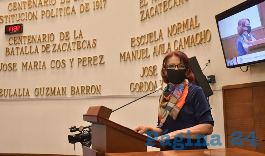 La diputada María Edelmira Hernández Perea propuso una iniciativa para reformar el Código Territorial y Urbano del estado