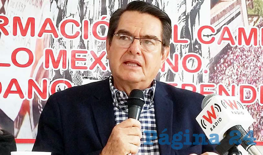 “Por dignidad [Enrique Alfaro] debe de salir del gobierno. Lo decimos de manera reflexiva y respetuosa, no como él acusó al presidente. Que pida licencia y que el pueblo de Jalisco diga si sigue o no sigue”, exigió Hugo Rodríguez, dirigente estatal de Morena/Foto: Archivo Página 24