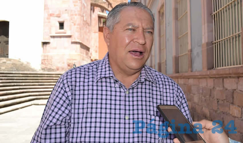 Javier Calzada Vázquez, diputado local, declaró que es evidente una mala fe y un abuso de la autoridad (Foto Archivo Página 24)