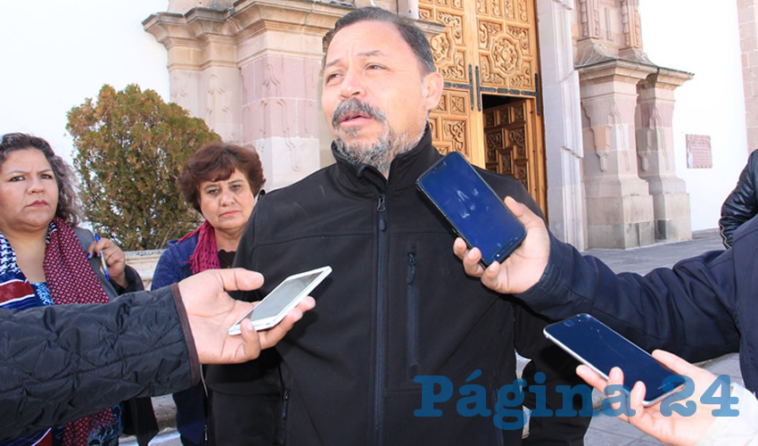 Alejandro Rivera Nieto, secretario general del Sindicato Independiente de Trabajadores del Estado de Zacatecas (SITEZ) (Foto Archivo Página 24)