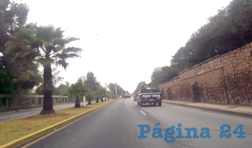 El arribo de los policías
