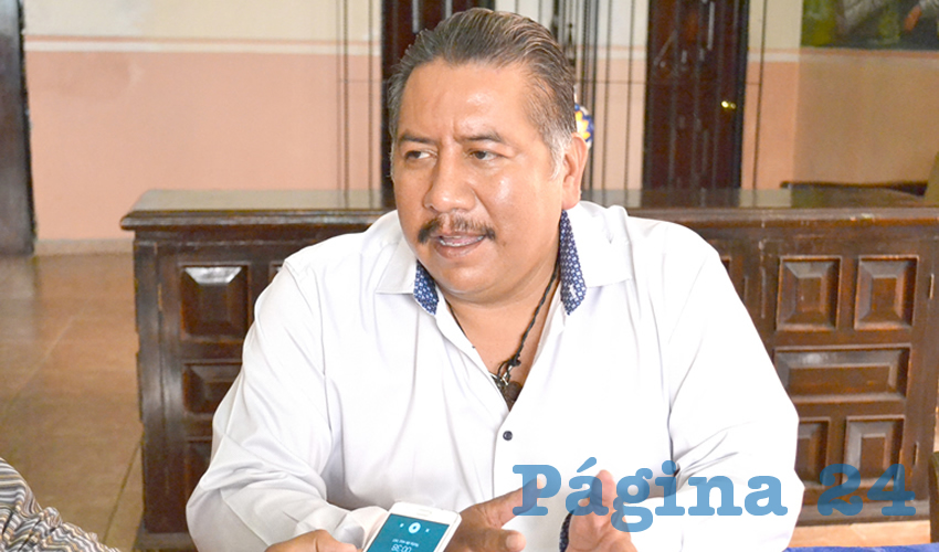Felipe Pinedo Hernández, integrante del Frente Popular de Lucha por Zacatecas (FPLZ)