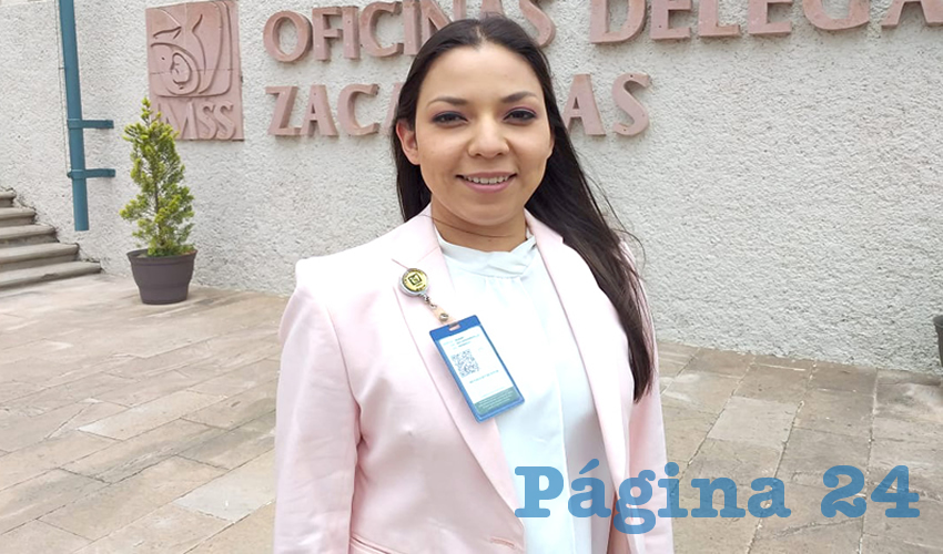 Lilia Hernández Alvarado, coordinadora del área de Nutrición del Instituto Mexicano del Seguro Social (IMSS) (Foto Cortesía)
