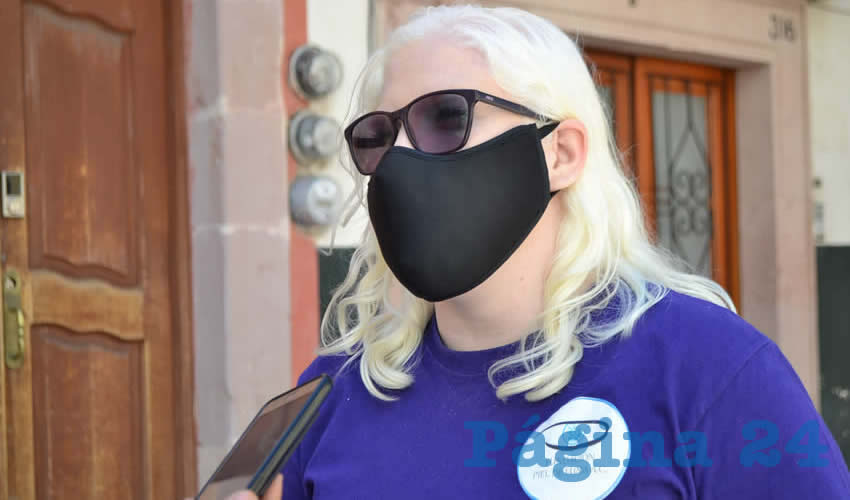 María José Adame Esparza, representante en la entidad de la Fundación Piel de Luna