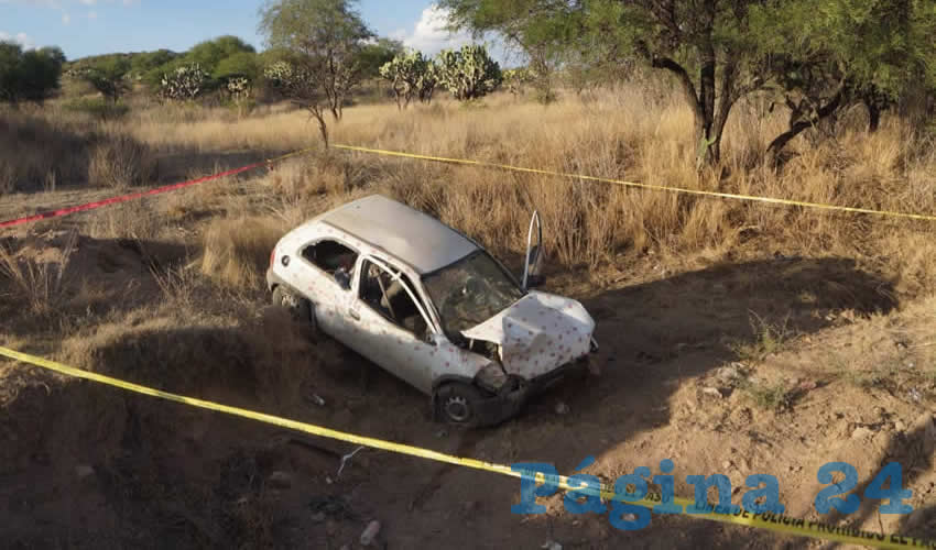 Elsa Aguirre Moreno, de 48 años de edad, se mató al accidentarse a bordo de su coche Chevrolet Chevy