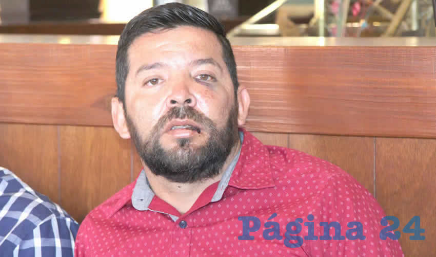 Baudelio Cruz Reyes secretario general, del Sindicato Nacional Mineros Independientes