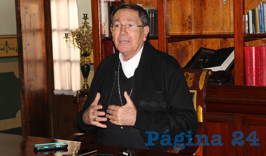 Sigifredo Noriega Barceló, se informó de las actividades que se podrán realizar en las iglesias luego que nuevamente la entidad zacatecana cambió a color naranja en el Semáforo Epidemiológico Nacional. (Foto Archivo Página 24)