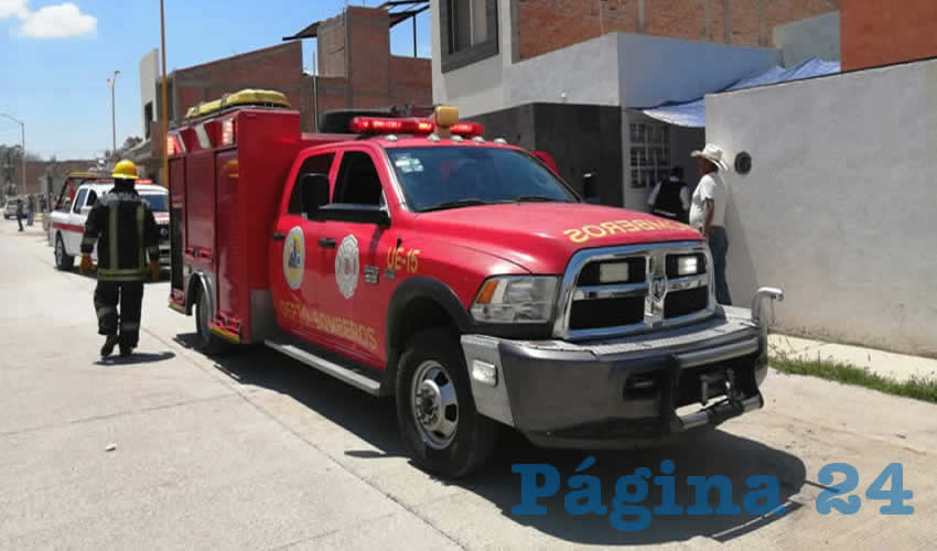 El accidente ocurri&oacute; en un domicilio de la calle Artemis, en el fraccionamiento Los &Aacute;ngeles