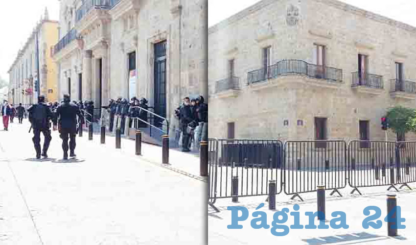 Un recinto legislativo “blindado”