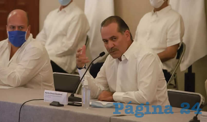 Martín Orozco subrayó que su petición siempre ha sido trabajar de forma coordinada y armónica con el Gobierno Federal (Foto: Tomada de Twitter @MartinOrozcoAgs)