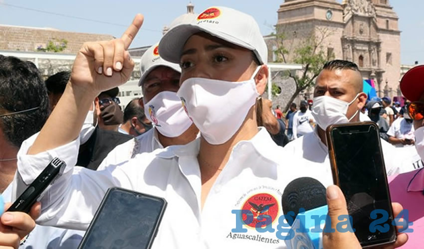 Berenisse Ruiz S&aacute;nchez, secretaria general de la Confederaci&oacute;n Aut&oacute;noma de Trabajadores y Empleados de M&eacute;xico (Foto: Archivo)