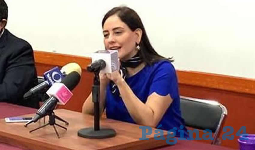 “El actuar del partido (MC) que controla aquí (en el Congreso) a la mayoría ha sido muy claro: atacan con furia cualquier opinión en contra de la suya”, criticó la priísta Mariana Fernández/Foto: Francisco Tapia