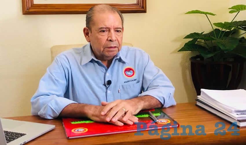 Alfredo González González, líder de la CTM (Foto: Eddylberto Luévano Santillán)