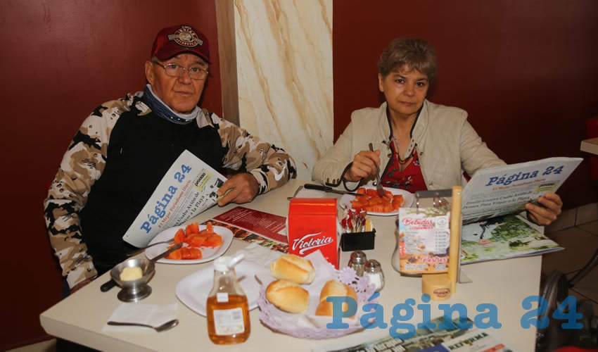 En el restaurante Mitla almorzaron Jos&eacute; Luis Rodr&iacute;guez Mu&ntilde;oz y Ang&eacute;lica Quiroz Calder&oacute;n 