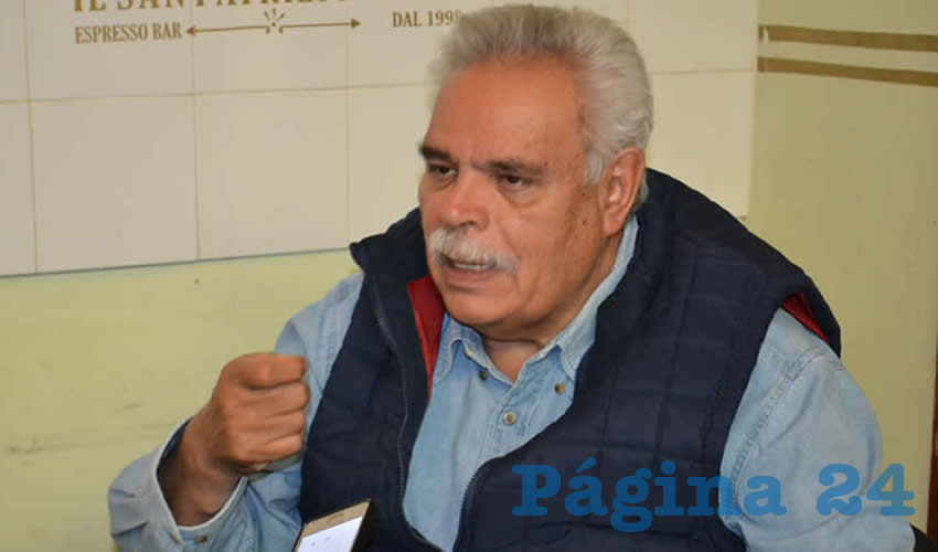 José Luis Medina Lizalde, integrante de Movimiento Regeneración Nacional (Foto: Rocío Castro Alvarado)