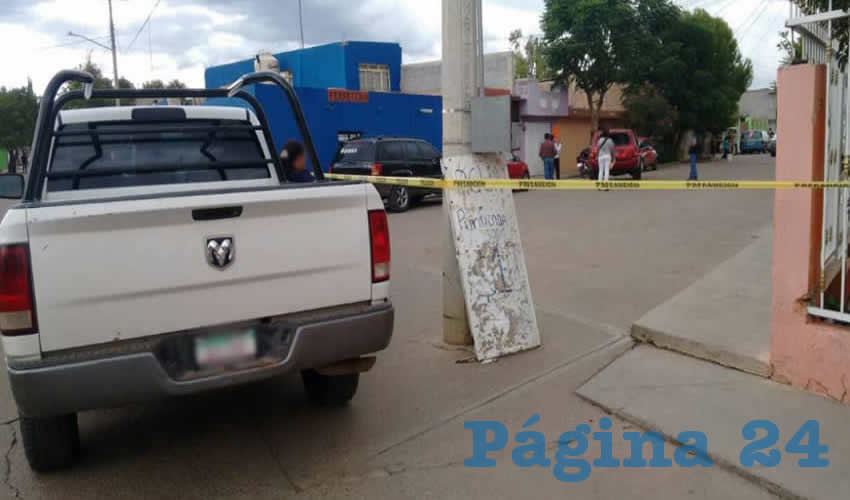 La zona fue acordonada