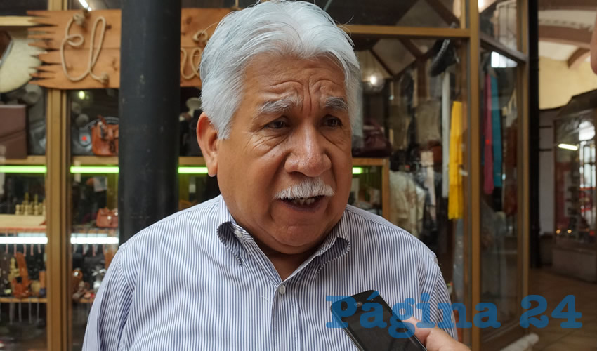 José Santos Cervantes, líder estatal del Frente Social por la Soberanía Popular (Foto: Merari Martínez Castro)