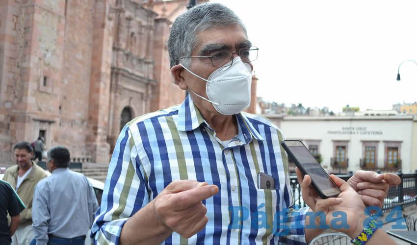 Gilberto del Real Ruedas, miembro del partido Movimiento Regeneración Nacional (Foto: Archivo Página 24)