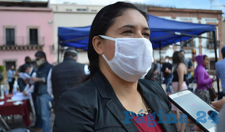 Alma Dávila Luévano, diputada por Movimiento Regeneración Nacional (Foto: Merari Martínez)