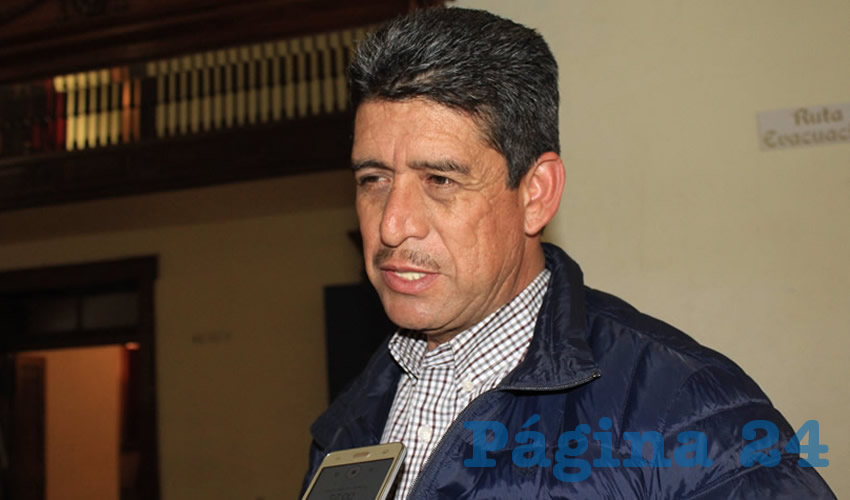 Miguel Félix Carrillo, secretario de Servicios Públicos del ayuntamiento de Zacatecas (Foto: Archivo Página 24)