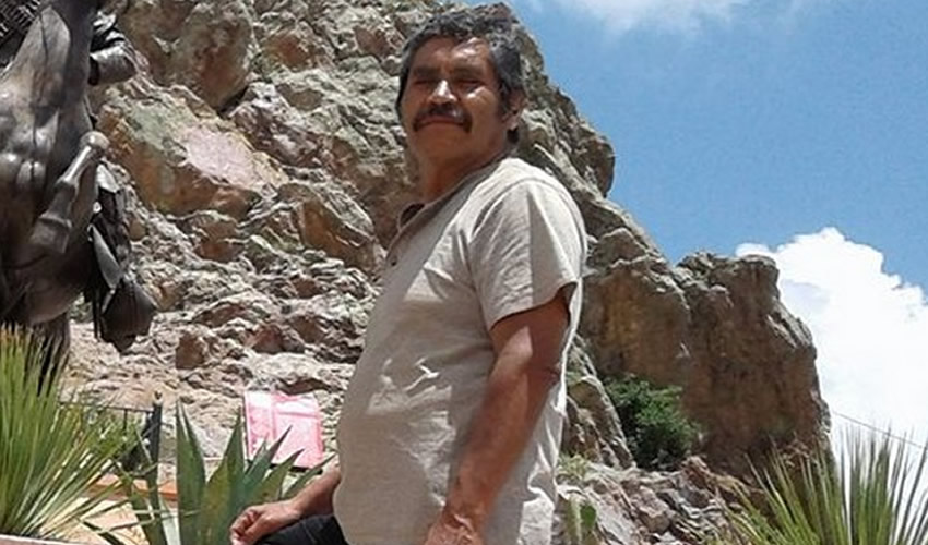 Juan Antonio Tarango Ceballos, activista y docente de la Benemérita Universidad Autónoma de Zacatecas (BUAZ)
