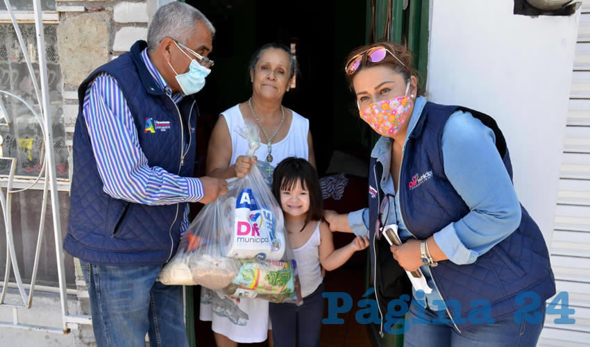 En esta ocasi&oacute;n llevaron paquetes con productos de la canasta b&aacute;sica como arroz, frijol, cereales, productos de limpieza entre otros, a m&aacute;s de 300 ni&ntilde;os, j&oacute;venes y adultos