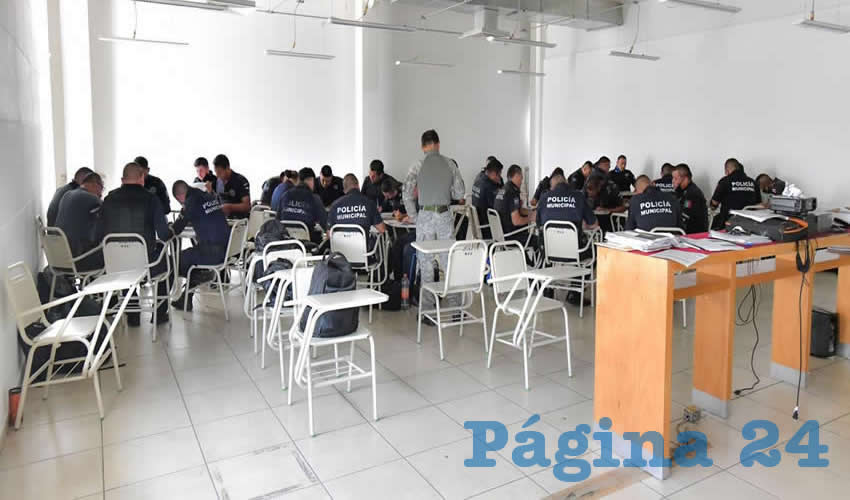 De forma inicial 90 elementos se capacitan en el nuevo modelo de Justicia Cívica