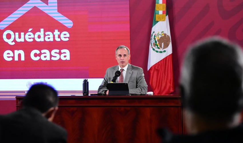 En la conferencia de este lunes, el subsecretario Hugo López-Gatell dijo que el presidente es uno de los que están en la lista de contactos,