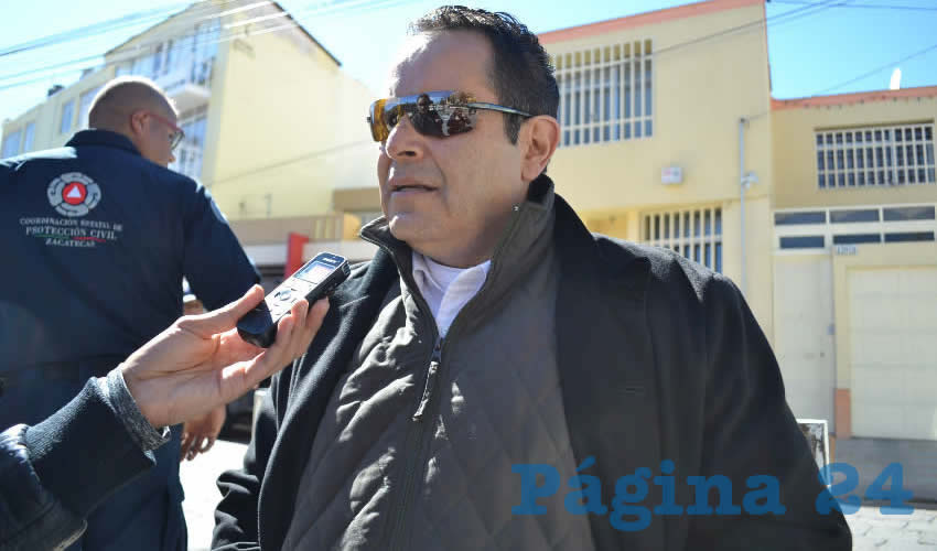 Antonio Caldera Alaniz, titular de la Dirección Estatal de Protección Civil (Foto: Archivo Página 24)