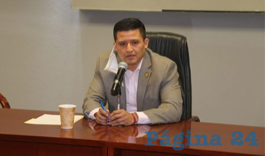 Heder Guzm&aacute;n Espejel, diputado local (Foto: Eddylberto Lu&eacute;vano Santill&aacute;n)
