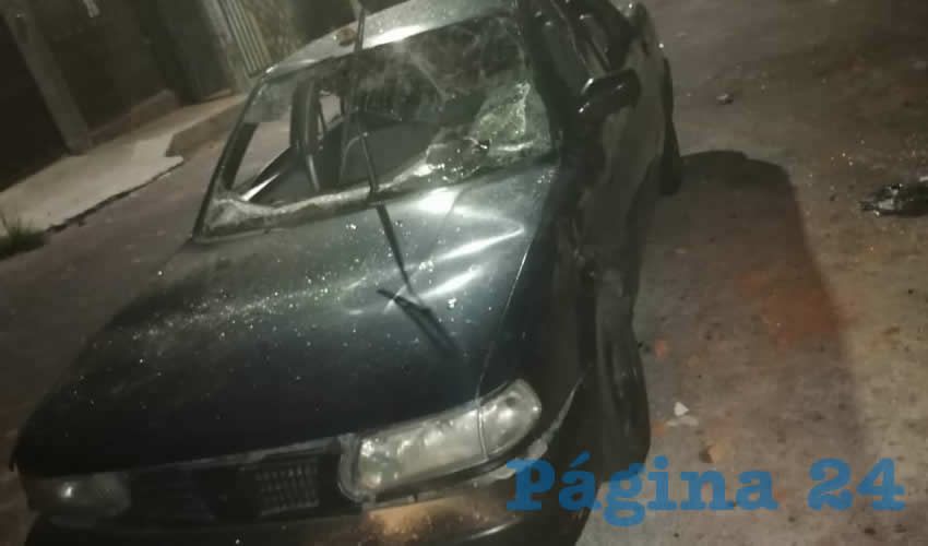 El día de la agresión, los “pañaleros” también causaron destrozos en la vía pública