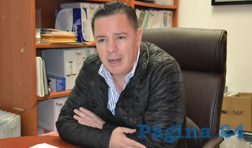 Antonio Caldera Alaniz, coordinador de la Dirección Estatal de Protección Civil (Foto: Archivo Página 24)