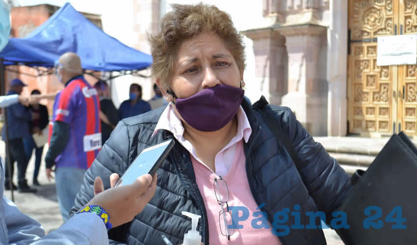 María Elena Ortega Cortés (Foto: Archivo Página 24)