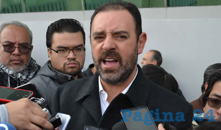 Alejandro Tello Cristerna, gobernador de Zacatecas (Foto: Archivo Página 24)