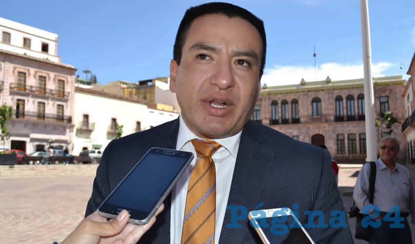 Eleuterio Ramos Leal, presidente municipal de Valparaíso (Foto Merari Martínez Castro)
