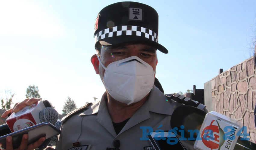 Óscar Zavala Barrera, coordinador regional de la Guardia Nacional (GN) (Foto Rocío Castro)