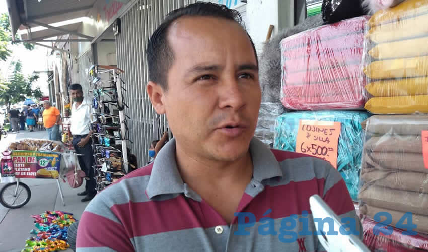 Las nuevas ocurrencias impuestas por Enrique Alfaro contra la pandemia “significarían el fin para muchos negocios”, lamentó José Aceves Conde, comerciante de Tonalá/Fotos: Francisco Tapia