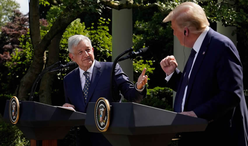 Andrés Manuel López Obrador y Donald J. Trump