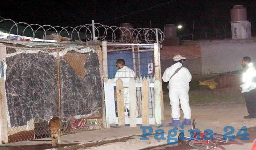 La noche del pasado 29 de octubre, los sicarios acribillaron a tres sujetos en la casa situada en calle San Óscar 204