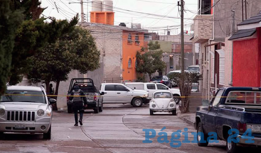 La zona fue acordonada