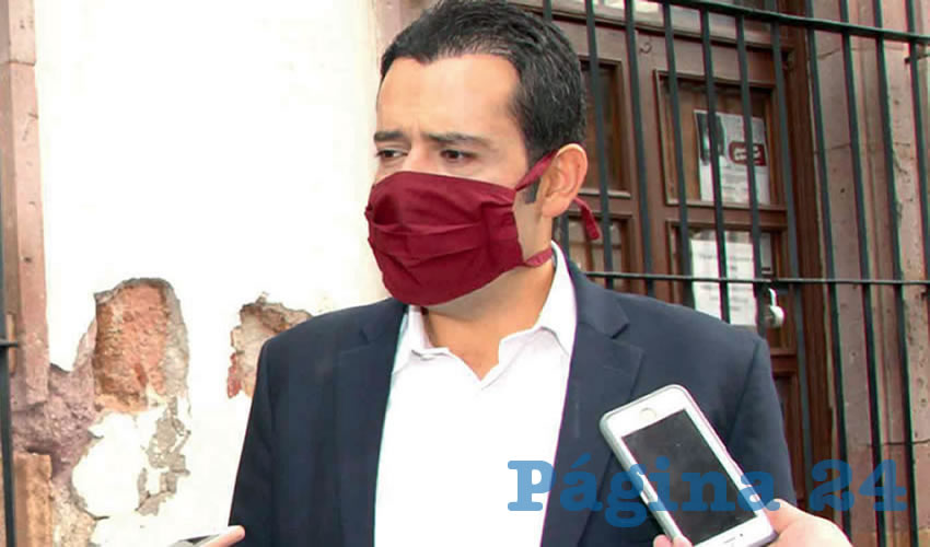 Ulises Mejía Haro, presidente municipal de Zacatecas (Foto Archivo Página 24)