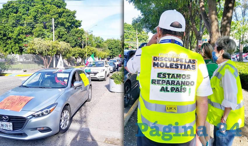 A decir de algunos de los integrantes de las caravanas, entre los principales reproches que le hacen al mandatario federal se hallan los temas de inseguridad y economía, los cuales se han visto aún más agravados ahora con la pandemia generada por el COVID-19, dijeron/Fotos: Elizabeth Ríos Chavarría