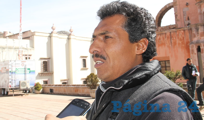 Marcelino Rodarte Hernández, integrante del Movimiento Democrático Magisterial de Zacatecas (MDMZ) (Foto: Archivo Página 24)