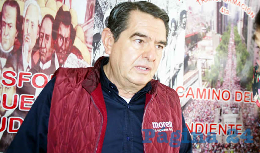 “Hasta que haya el proceso, la ley me garantiza que yo soy el dirigente, no es ninguna otra persona enviada de México ni ningún otro, esa es la realidad; yo tengo presentado un juicio y va a clarificar el tribunal quién es el dirigente en Jalisco”, explicó Hugo Rodríguez/Foto: Francisco Tapia