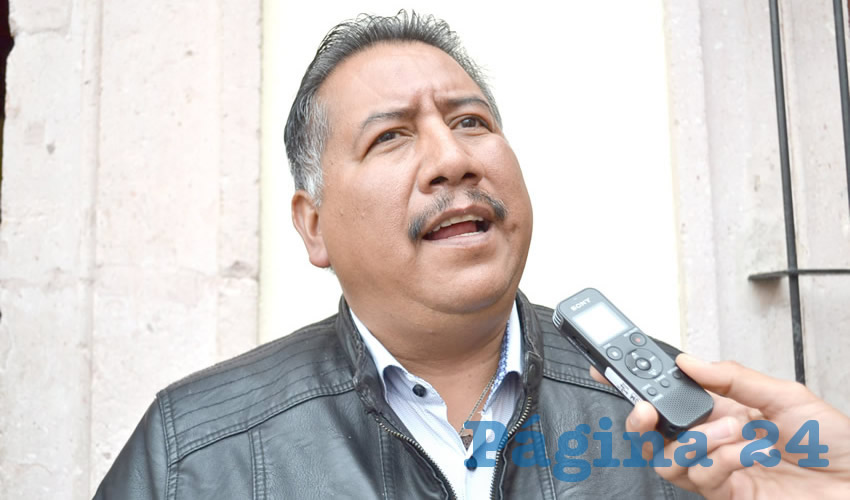 Felipe Pinedo Hernández, miembro del Frente Popular de Lucha por Zacatecas (FPLZ) (Foto Archivo Página 24)