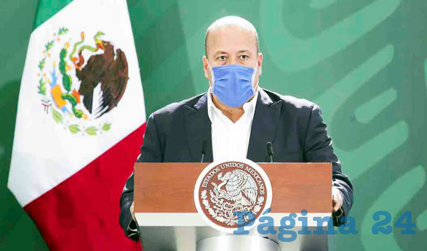 Que siempre no quiso decir lo que dijo: Enrique Alfaro culpó a los medios de comunicación de “echarle leña al fuego” en torno a las declaraciones que dio él mismo donde acusó intromisión en su contra, primero desde el gobierno federal, y luego por personajes del partido Morena. Incluso se defendió diciendo que hay pruebas, y que se las entregará al Presidente/Fotos: Presidencia/Página 24